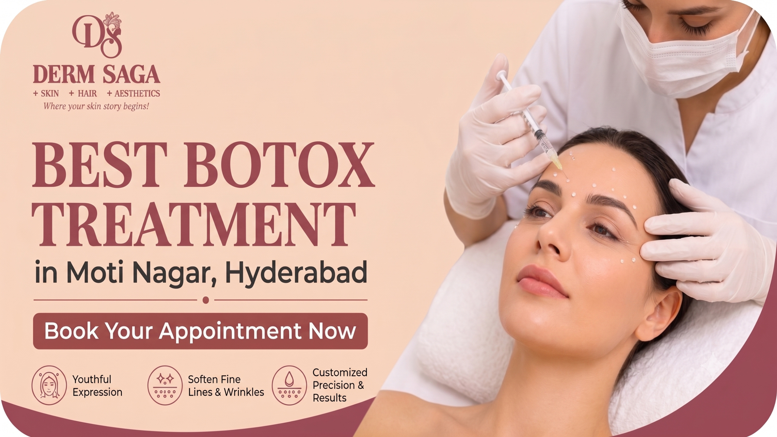 Best Botox Treatment in Moti Nagar, Hyderabad. Why Many Patients Choose DermSaga